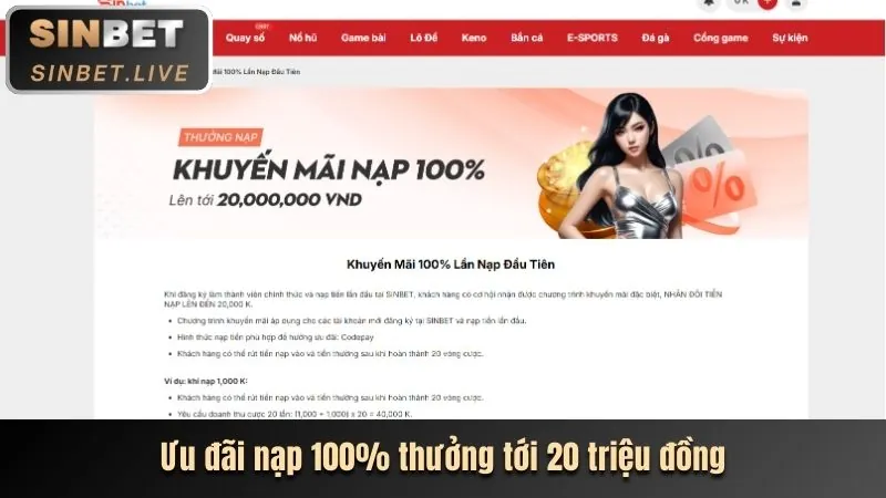 Hoàn trả casino không giới hạn tại 999.bets